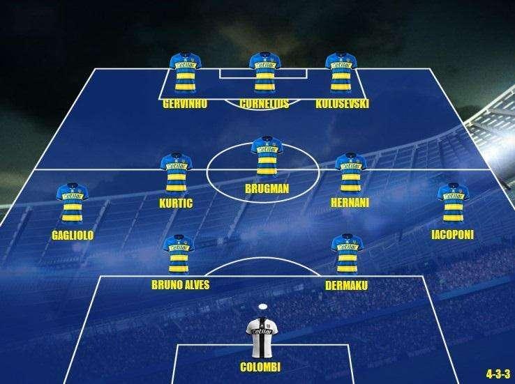 Probabile formazione Parma - Due dubbi di formazione per D'Aversa