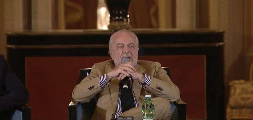 Napoli, De Laurentiis tuona: "In Italia ci vuole una legge Thatcher"