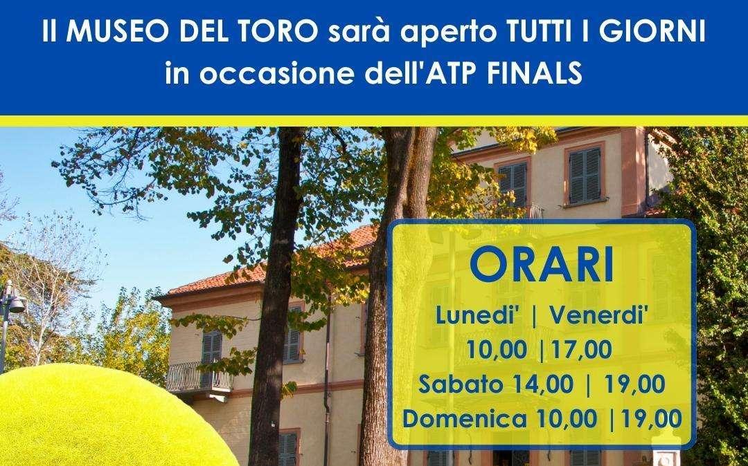 Il Museo del Toro sarà aperto tutti i giorni in occasione delle Nitto ATP Finals 2022