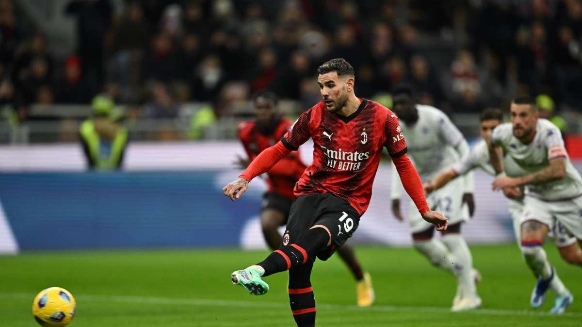 Milan-Fiorentina 1-0: basta un rigore di Theo Hernandez