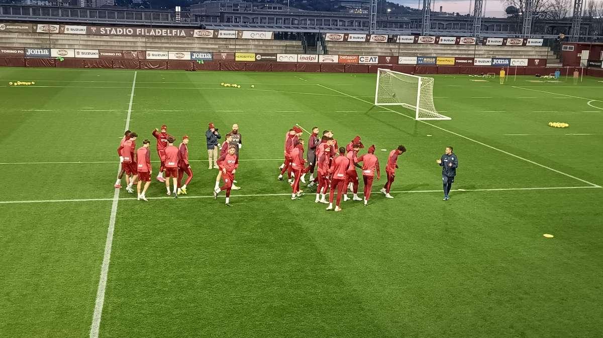 Il Torino si allena al Filadelfia 
