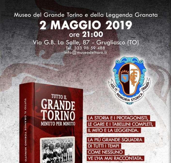 Museo del Toro, presentazione del libro “Tutto il Grande Torino minuto per minuto”