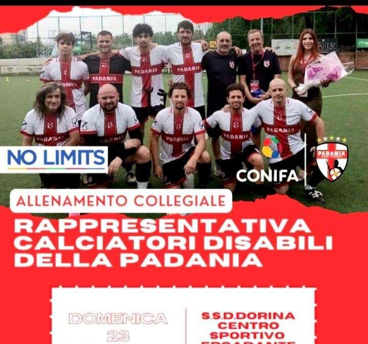 Progetto no limits, la Padania Football Association il 23 svolgerà un allenamento collegiale al Mercadante