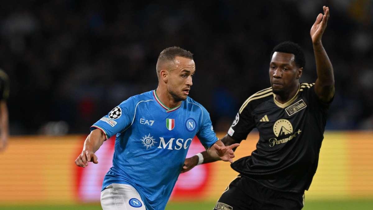 Champions League: Napoli avanti sull'Union Berlino all'intervallo