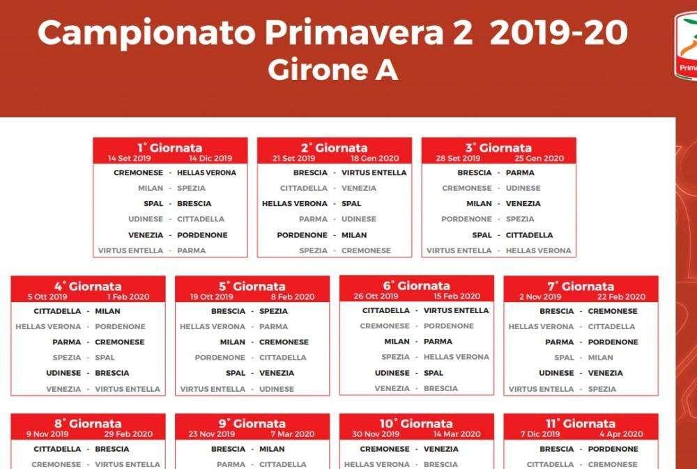 Campionato Primavera, il programma tv delle partite del 12esimo turno