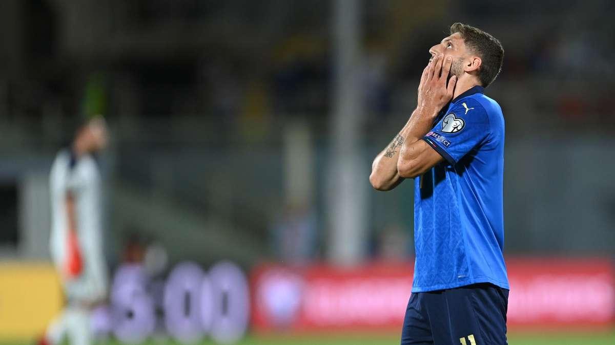 L'Italia crea ma non segna. All'intervallo è ancora 0-0 con la Svizzera