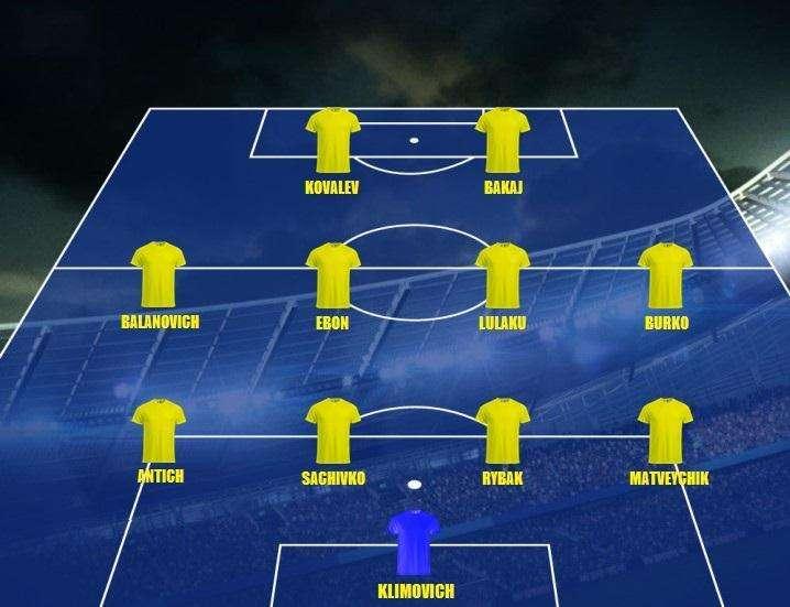 Probabile formazione Shakhtyor - Due cambi a centrocampo