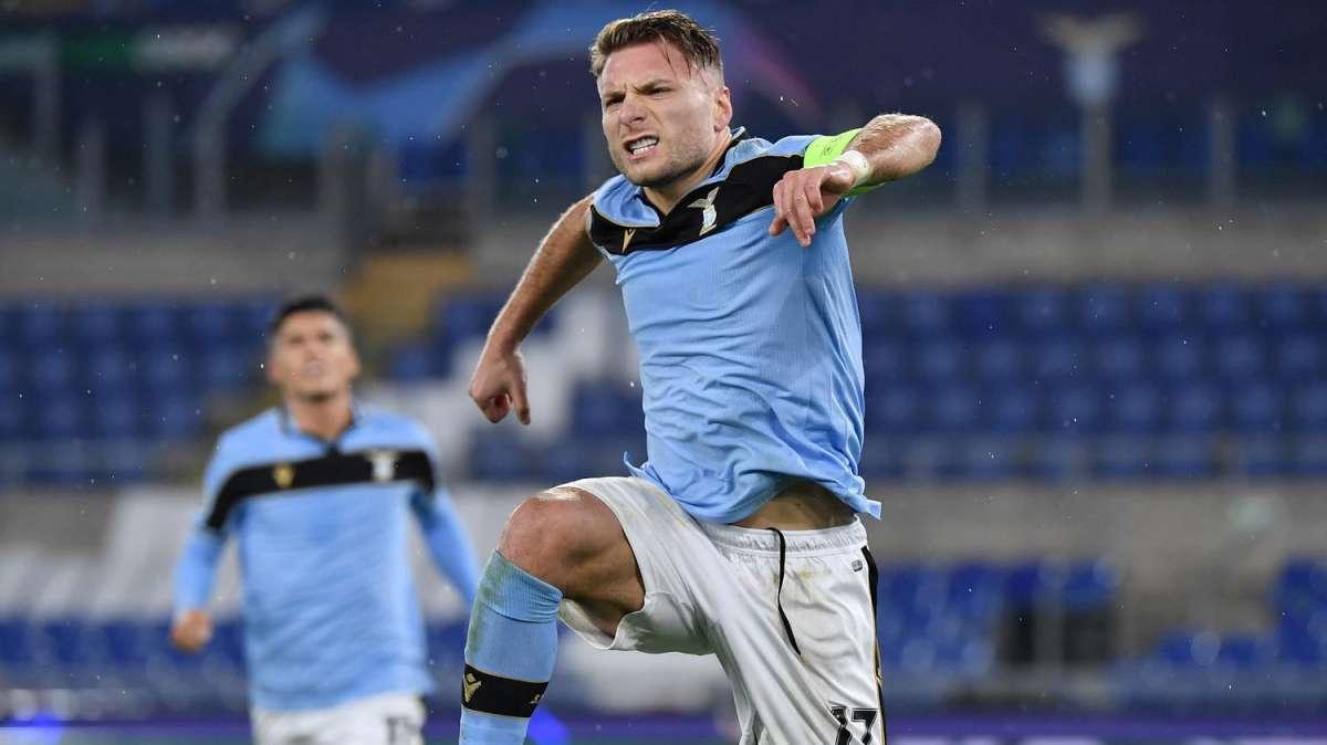 Lazio avanti sul Napoli dopo i primi 45 minuti grazie ad Immobile