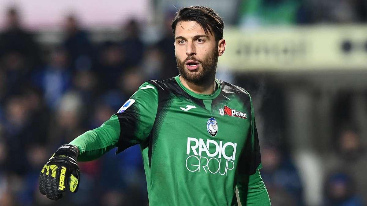Atalanta, lesione al crociato per Gollini: out 2 mesi. Tocca a Sportiello