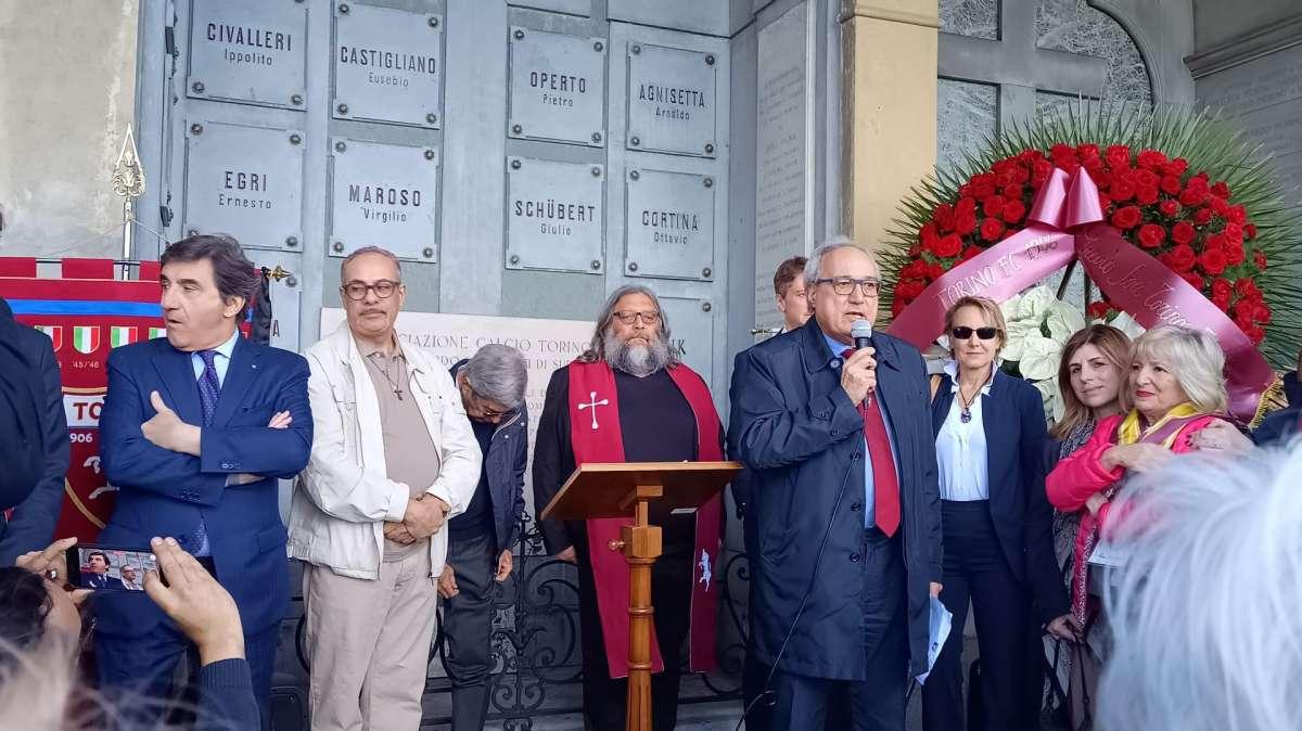 La Commemorazione dei caduti di Superga al Cimitero Monumentale 