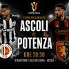 ASCOLI-POTENZA: LE FORMAZIONI UFFICIALI