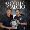 Ascoli - D'Uffizi premiato dall'AIC come 'Capocannoniere Serie C 25/26"