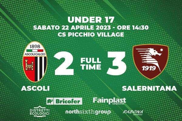 CAMPIONATO NAZIONALE UNDER 17: ASCOLI - SALERNITANA 2-3