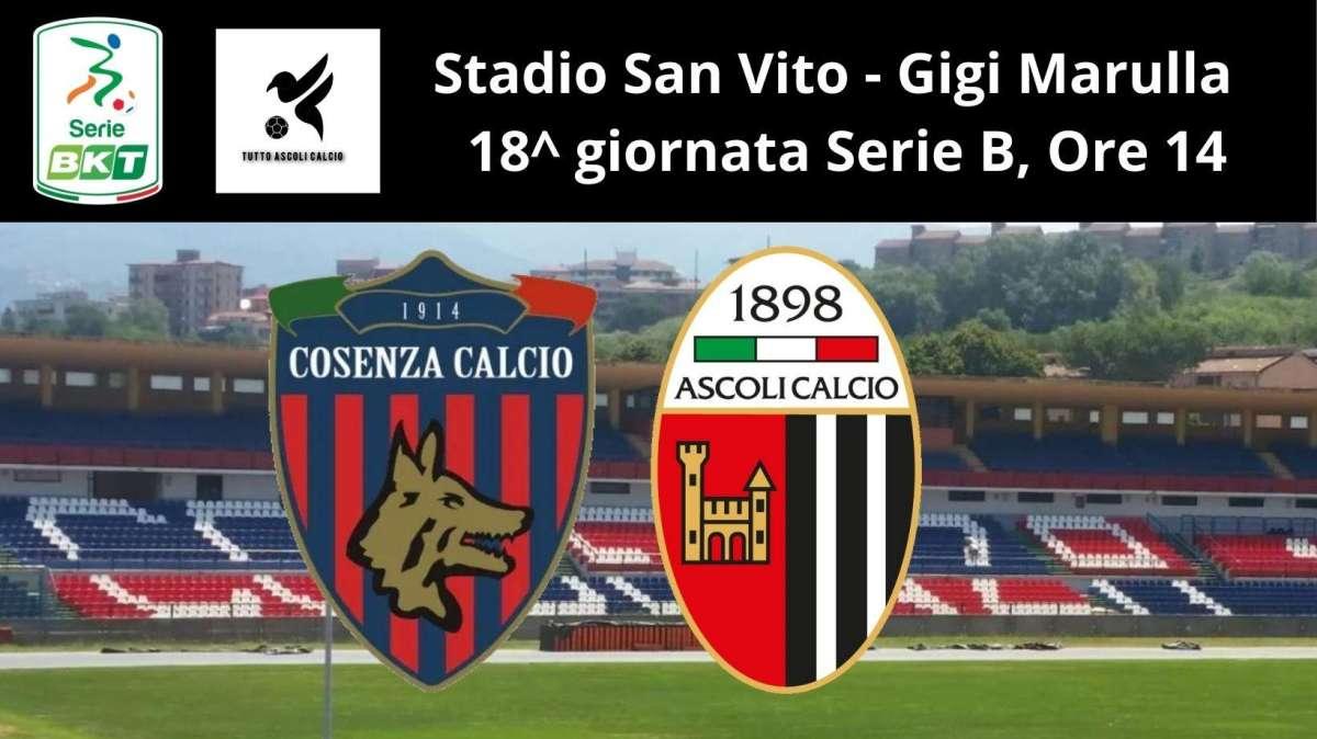 LIVE - COSENZA-ASCOLI 1-3: FINITA!!