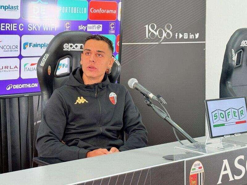 Ascoli-Bra 4-1, Rizzo Pinna: "Mai visto un gruppo affiatato come il nostro"