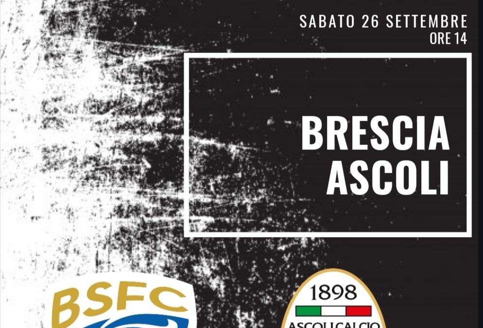BRESCIA - ASCOLI 1-1, inizia con un pareggio il campionato del Picchio