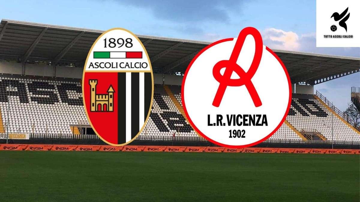 RIVIVI IL LIVE - ASCOLI-VICENZA 2-1: il Picchio torna a vincere al Del Duca