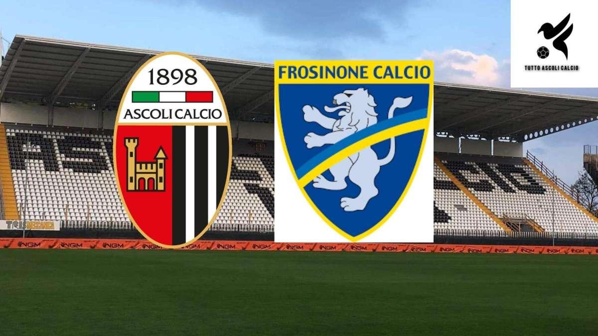 ASCOLI-FROSINONE 1-1: Picchio recuperato al Del Duca
