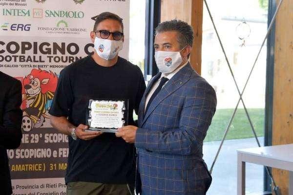 Presentata ad Amatrice la Scopigno Cup Rieti: premiato anche Dionisi 