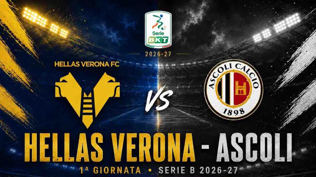 LIVE | HELLAS VERONA-ASCOLI: LE FORMAZIONI UFFICIALI
