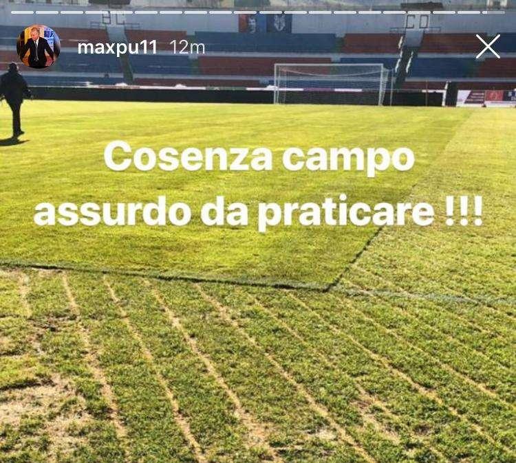 FOTO - Pulcinelli: “Campo di Cosenza assurdo da praticare”