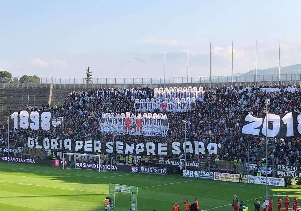 Ascoli Calcio, due anni fa la festa dei 120 anni al "Del Duca"