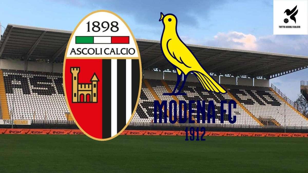 ASCOLI-MODENA, 1-2: Picchio di nuovo ko al Del Duca