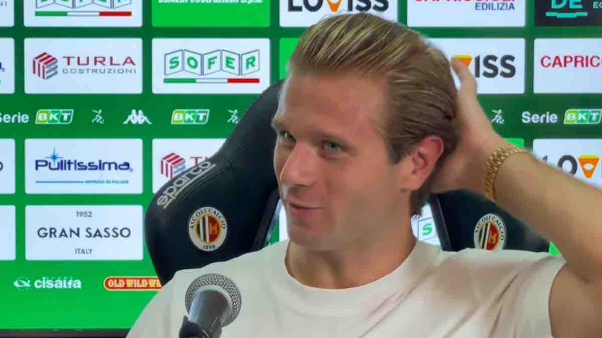 Ascoli-Carrarese 1-1, Gori: "Fa sempre piacere segnare. Importante il risultato di squadra"