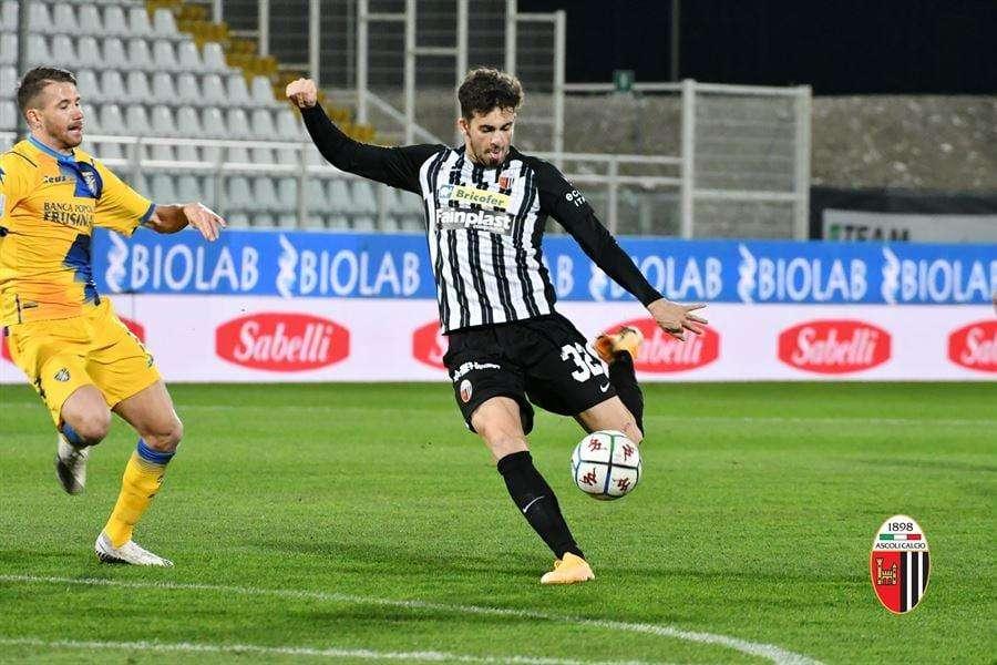 Ascoli, Caligara: "Buona prestazione, mi sono trovato molto bene" 