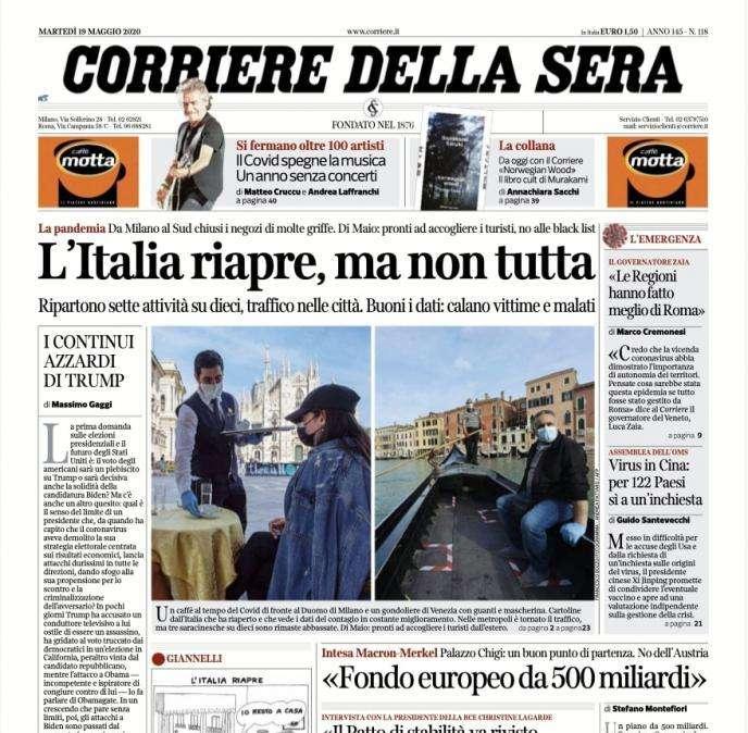 Corriere della Sera: "Ripartenza, manca la risposta per allenarsi insieme e giocare"