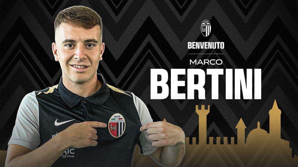 UFFICIALE - Bertini è il primo acquisto del nuovo Ascoli