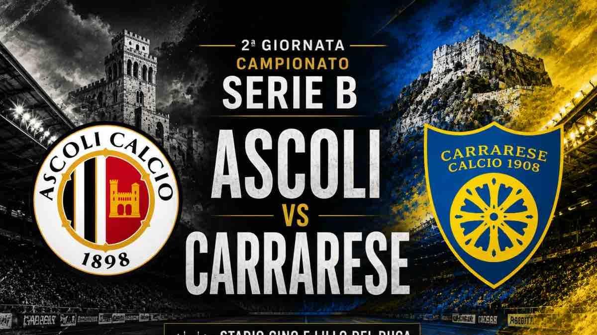 ASCOLI-CARRARESE: LE PROBABILI FORMAZIONI