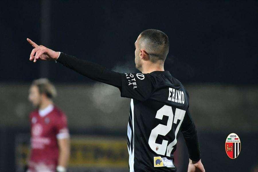 Cittadella-Ascoli, Eramo: "Non dobbiamo mollare, il pareggio sarebbe stato giusto" 
