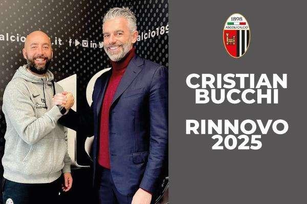 UFFICIALE - Ascoli, rinnovo per Bucchi ed il suo staff fino al 2025