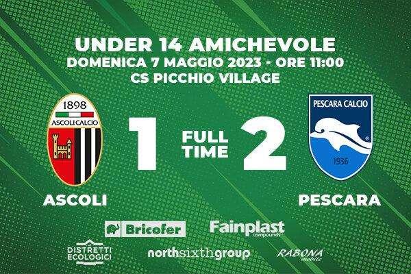 UNDER14: AMICHEVOLE ASCOLI-PESCARA 1-2