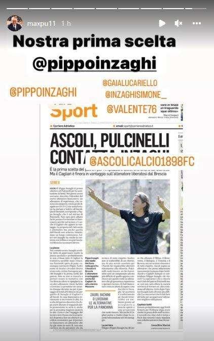 Pulcinelli esce allo scoperto: "E' Inzaghi la nostra prima scelta"