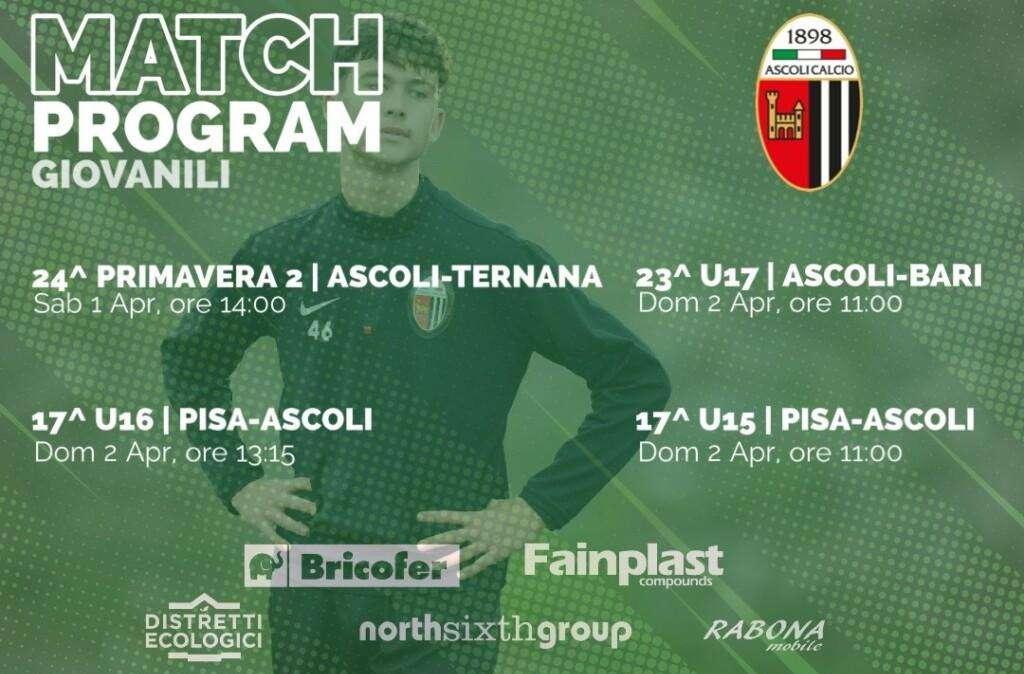Ascoli: Match Program Giovanili 