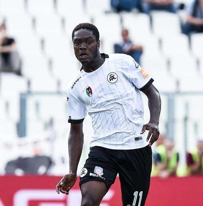 Spezia-Ascoli, Gyasi: "L'Ascoli ha fatto un tiro un gol. Noi non moriamo mai"