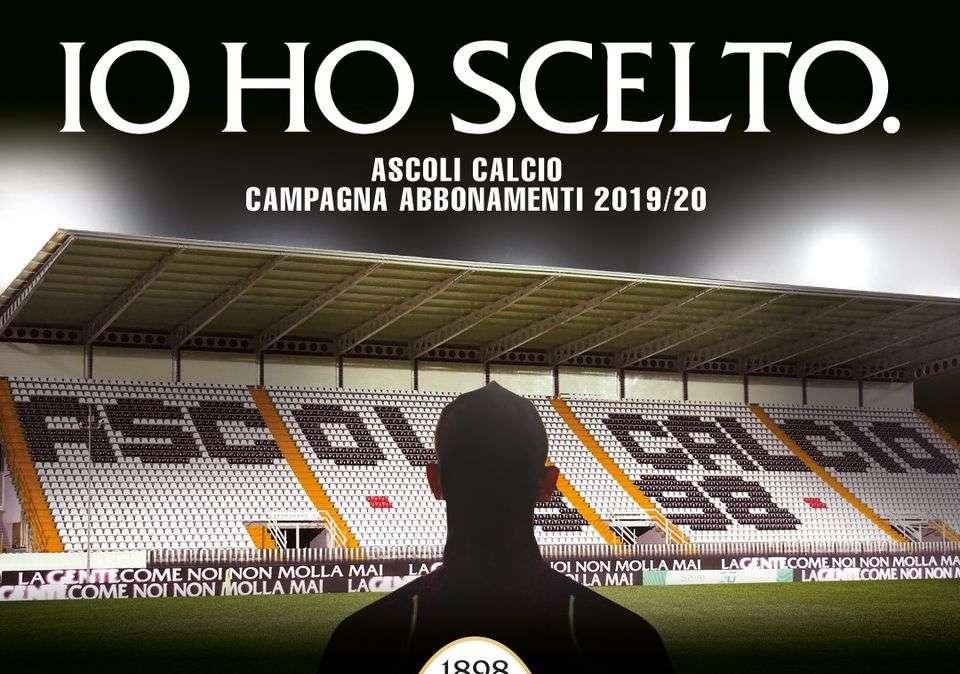 Ascoli Calcio, comunicate le modalità di rimborso abbonamenti del 2019/20