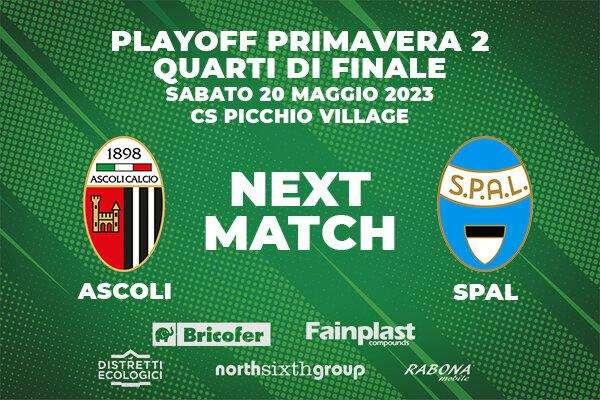 ASCOLI-SPAL: QUARTO DI FINALE DEI PLAYOFF DI PRIMAVERA 2
