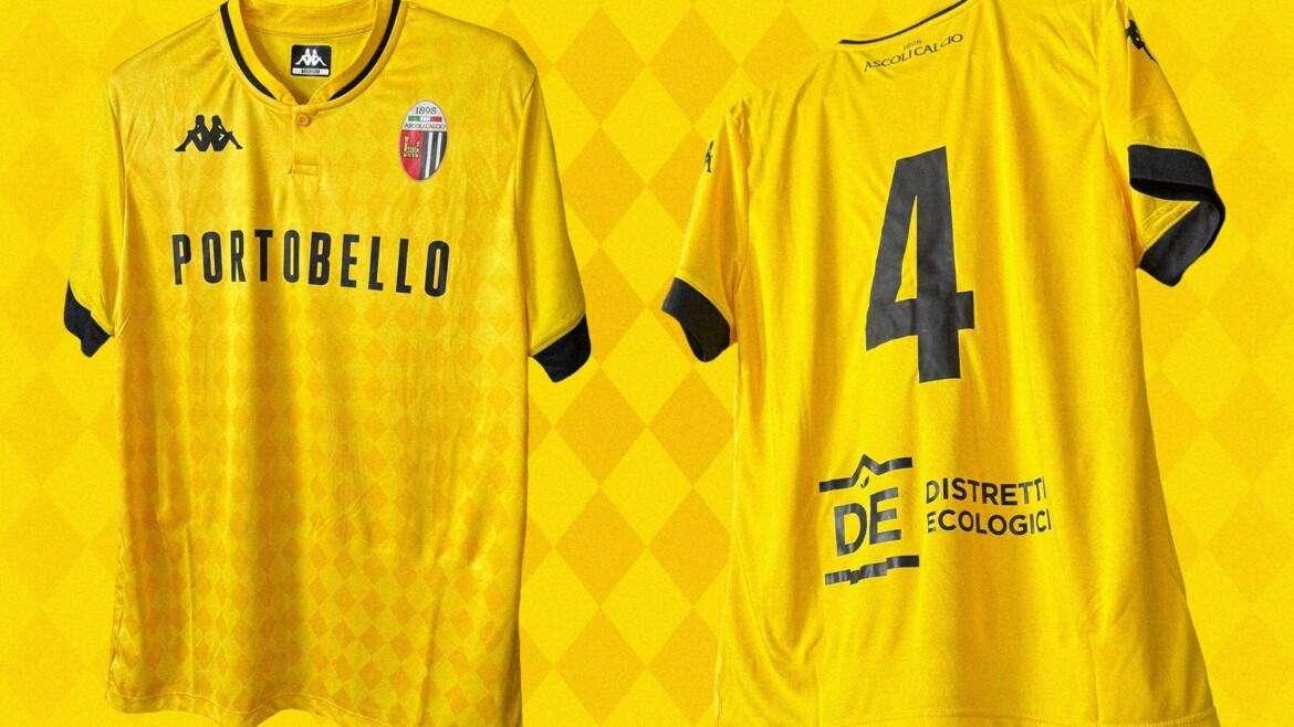 Ascoli Calcio, domani il debutto della terza maglia
