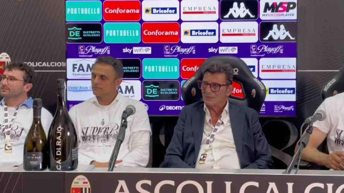 Patti si commuove dopo la promozione: le parole che raccontano l’anima dell’Ascoli vincente