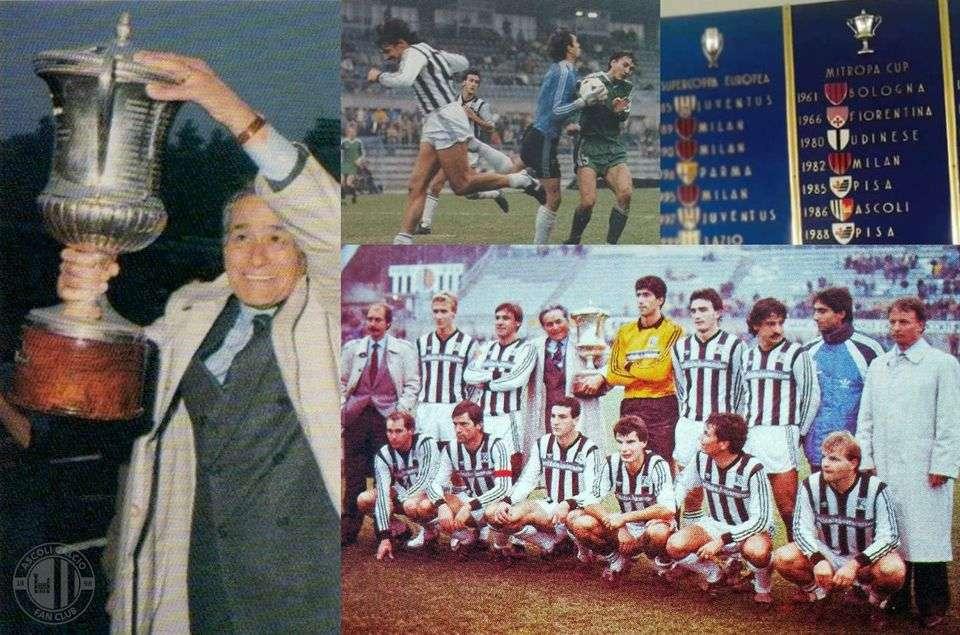 Ascoli Calcio - 34 anni fa la vittoria in Mitropa Cup