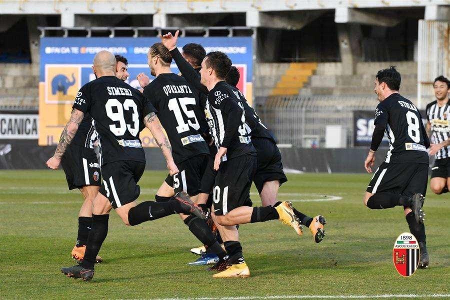 Un Ascoli in grande spolvero sbanca il "Via del Mare" 