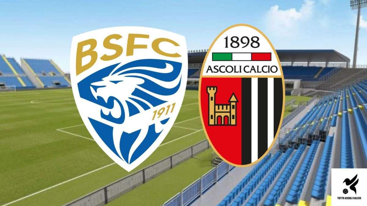 BRESCIA-ASCOLI 1-1: IL PICCHIO ACCIUFFA IL PARI AL FOTOFINISH 