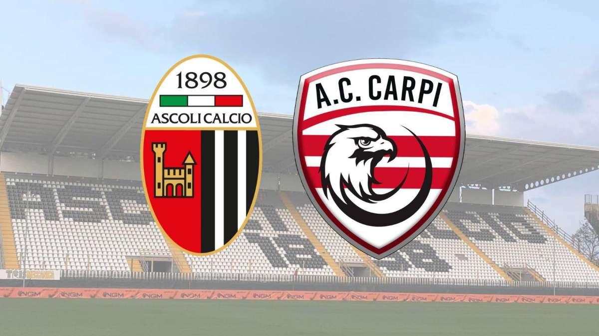 RIVIVI IL LIVE | ASCOLI-CARPI 2-1: LA SQUADRA DI CUDINI RITROVA LA VITTORIA