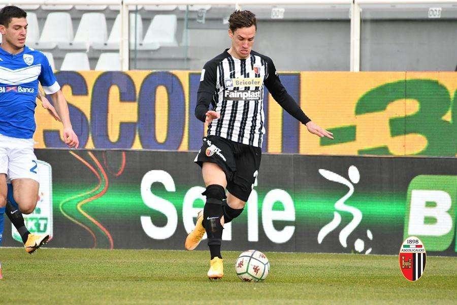 Ascoli-Monza, Saric: "Felice per il gol e la vittoria che ci da morale"