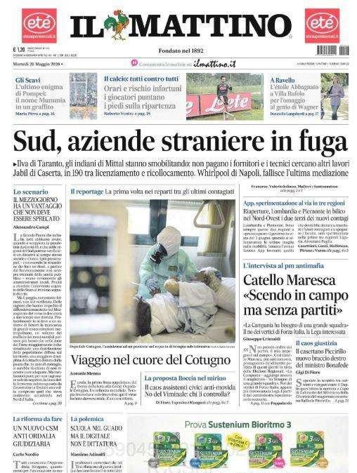 Il Mattino: "Orari e rischio infortuni: i giocatori puntano i piedi sulla ripartenza"