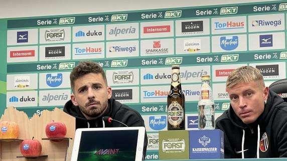 Sudtirol-Ascoli 2-2, Ciciretti: "Dispiace non aver regalato la vittoria ai tifosi" (VIDEO)