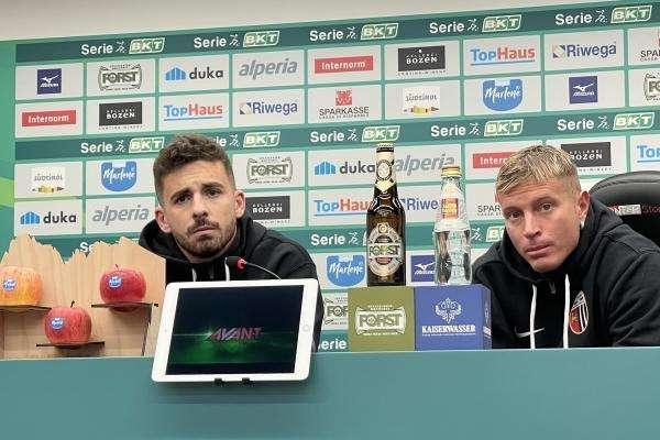 Sudtirol-Ascoli 2-2, Caligara: "Siamo un gruppo unito e l'abbiamo dimostrato" (VIDEO)